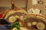 Puropollo relleno para Navidad